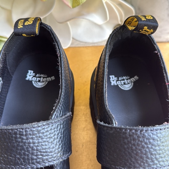 Dr Martens Women's Addina Flower Buckle Platforms - Picture 8 of 16